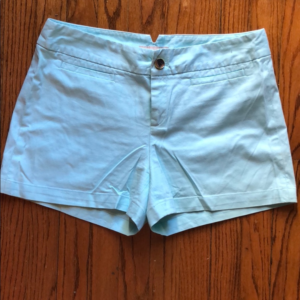 Tiffany Blue Banana Republic 3” Ins. Pocket Shorts